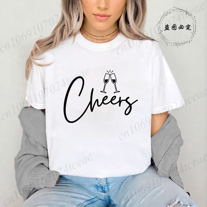 Stylish Women T-Shirts Casual Fashion Pink Top