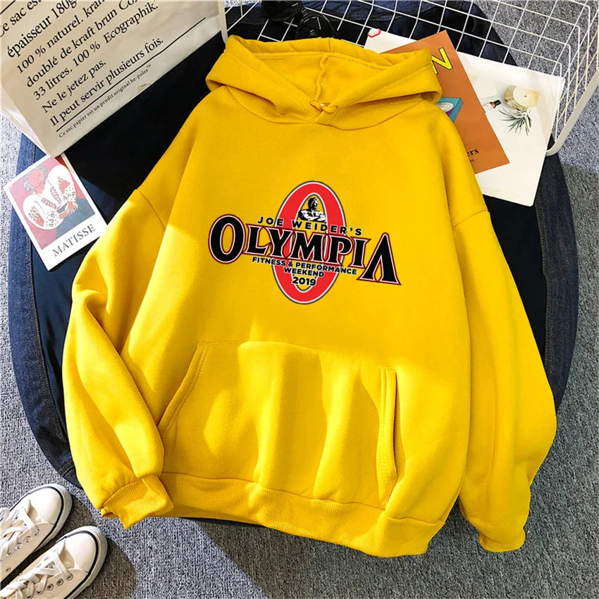OLYMPIA Printed Gyms Harajuku Women Hoodie