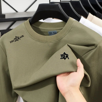 High end luxury casual long sleeved T-shirt men