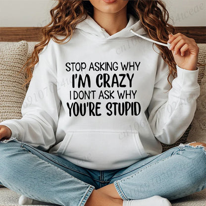 Women Casual Hoodies Printed And Aesthetic