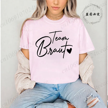 Stylish Women T-Shirts Casual Fashion Pink Top