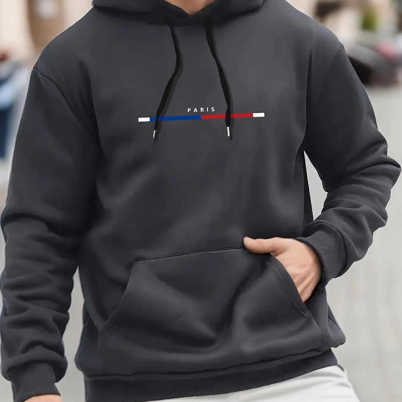 Parisian Hoodies Men Casual, Sporty and Simple