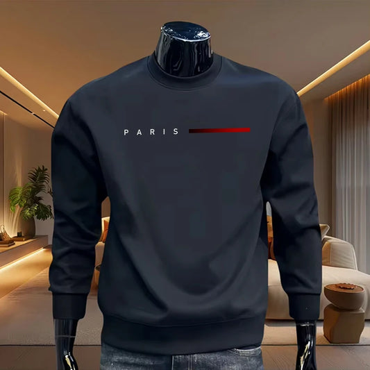 Paris Casual Fashion Men's O-Neck Hoodies