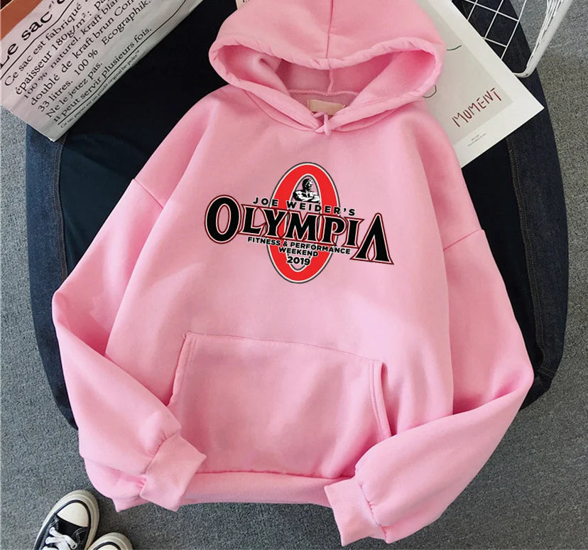 OLYMPIA Printed Gyms Harajuku Women Hoodie
