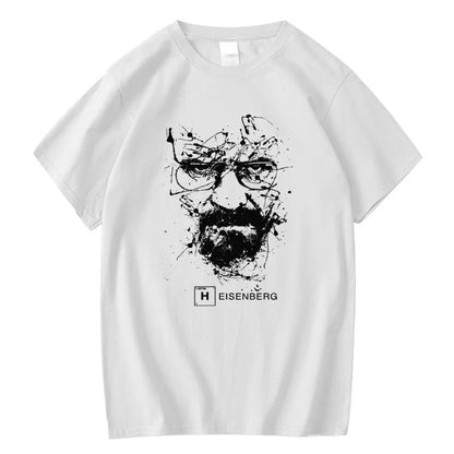 Men Casual 100% Cotton T Shirts Men Heisenberg