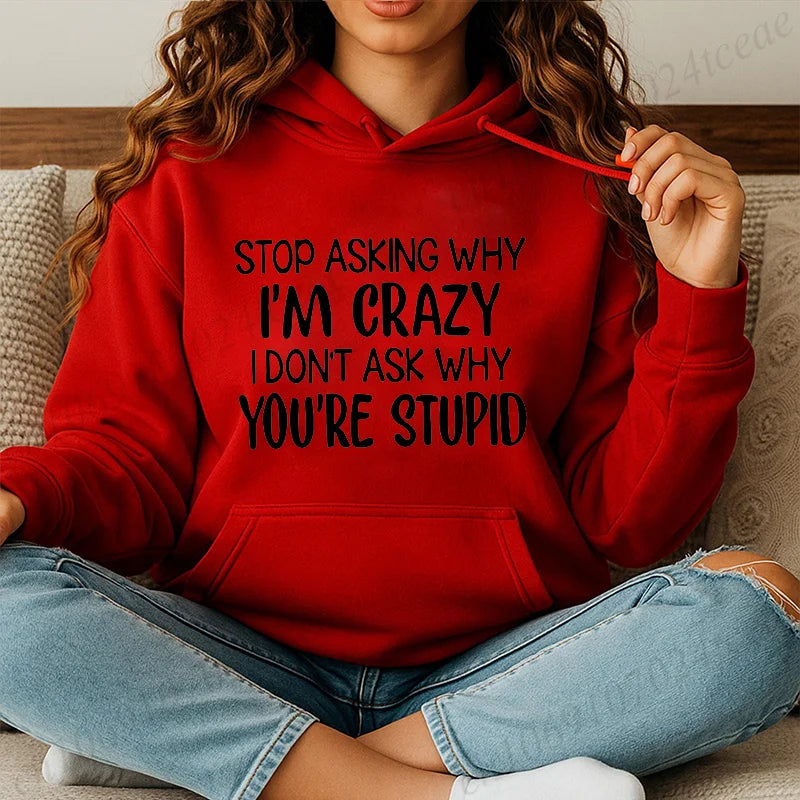 Women Casual Hoodies Printed And Aesthetic