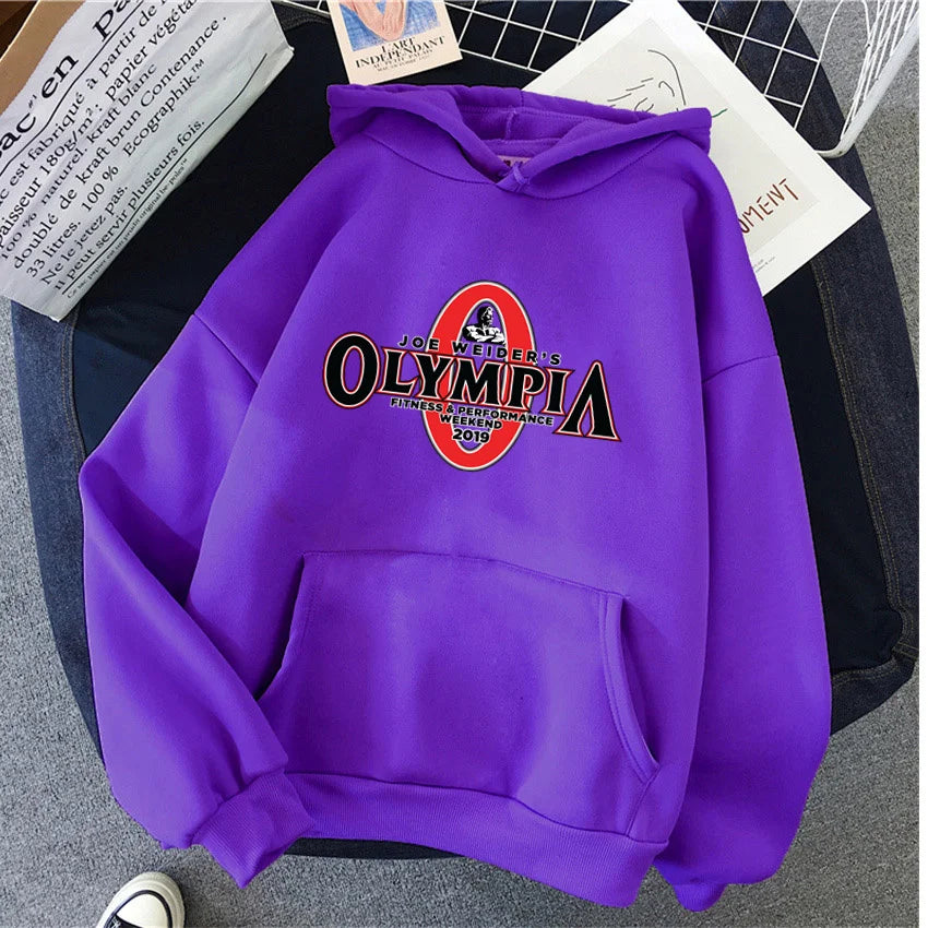 OLYMPIA Printed Gyms Harajuku Women Hoodie