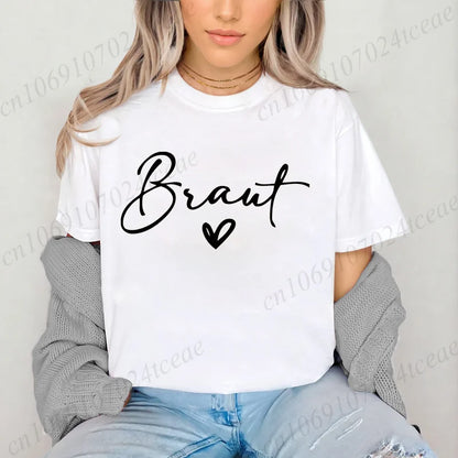 Women T-Shirts Casual Fashion BLACK Top JGA