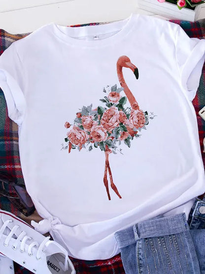 Brave Soul American Retro White T-shirt Women