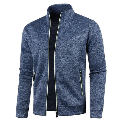 Men's Long Sleeves Zipper Knit Fashion Hoodies