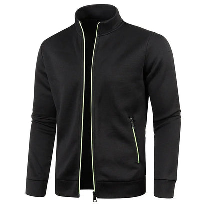 Men's Long Sleeves Zipper Knit Fashion Hoodies