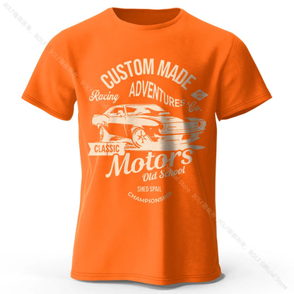 Men's Motors Printed T-Shirt 100% Cotton