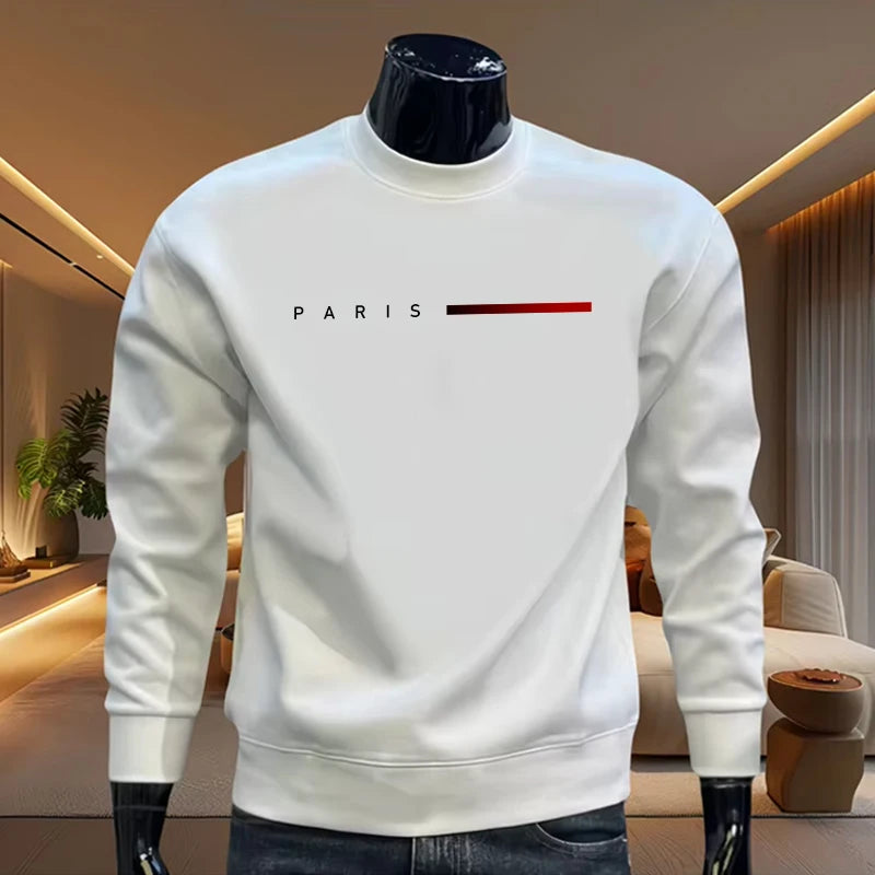Paris Casual Fashion Men's O-Neck Hoodies