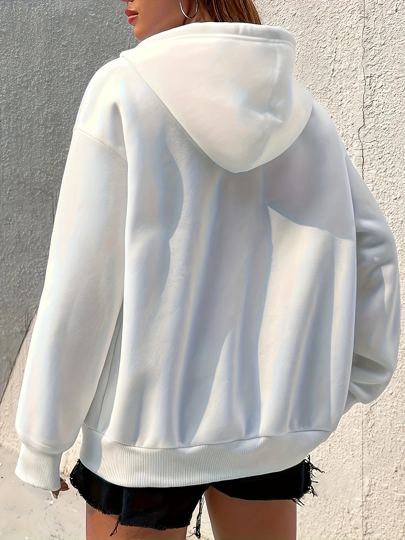 Women's Hoodie Zip-Up Casual Long Sleeve