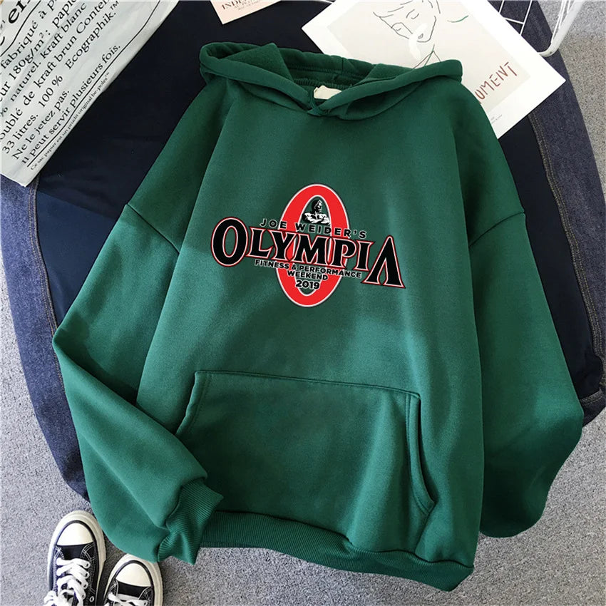 OLYMPIA Printed Gyms Harajuku Women Hoodie