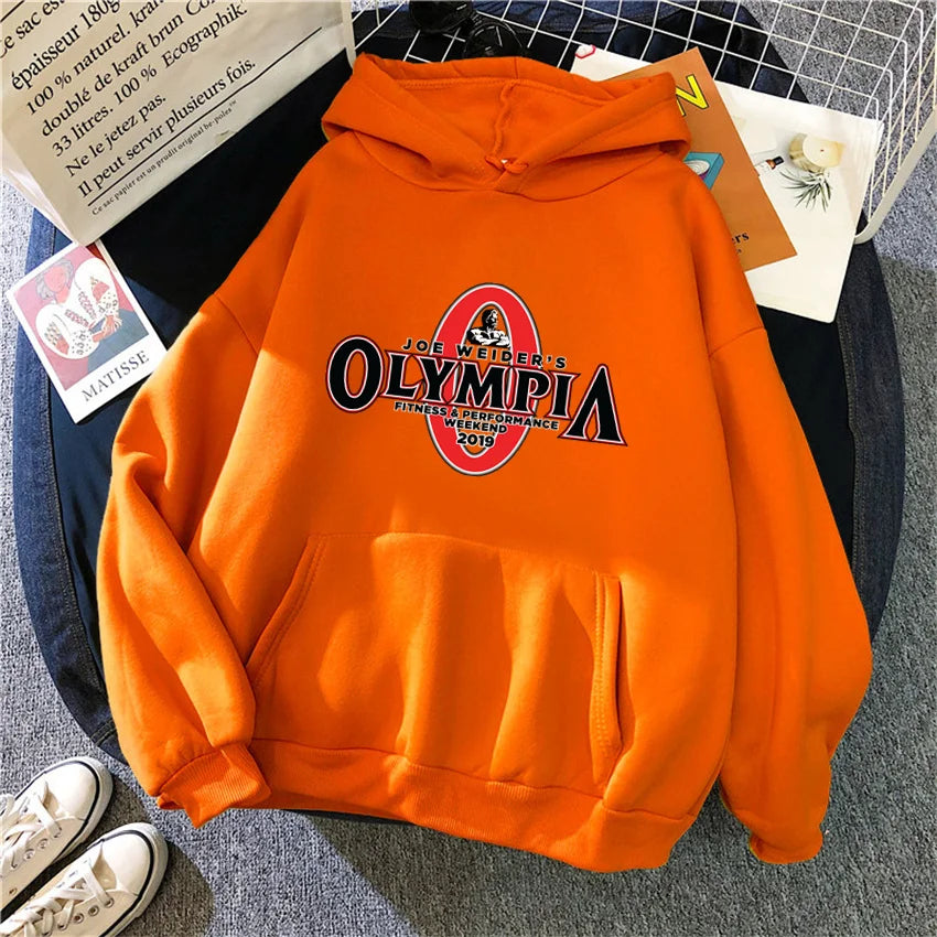 OLYMPIA Printed Gyms Harajuku Women Hoodie