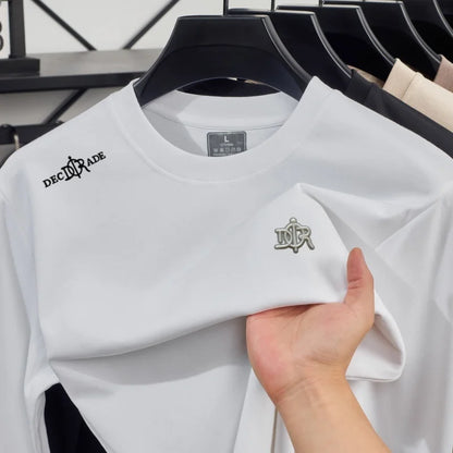 High end luxury casual long sleeved T-shirt men