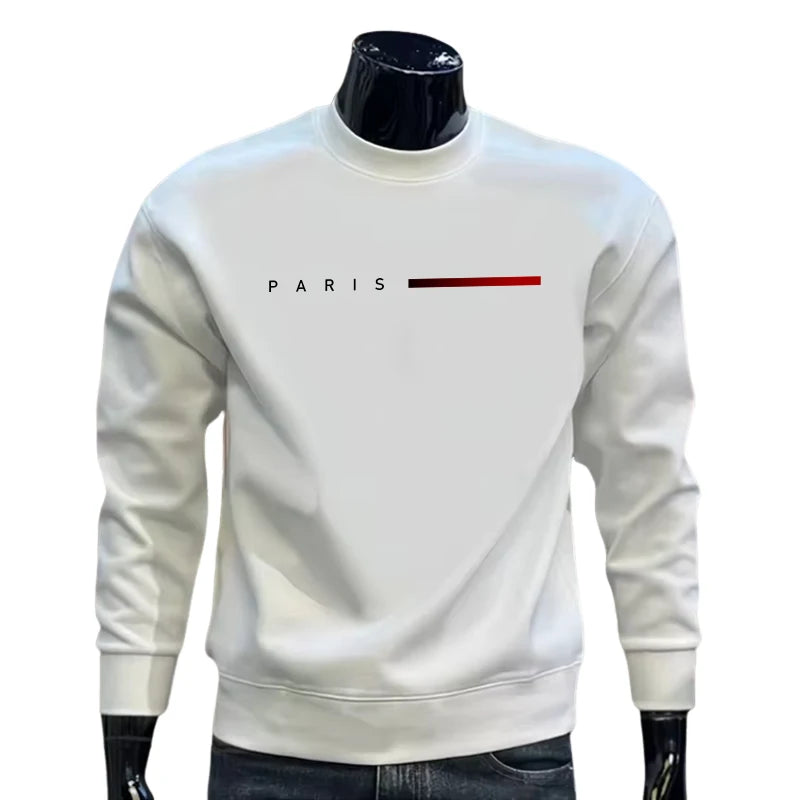Paris Casual Fashion Men's O-Neck Hoodies