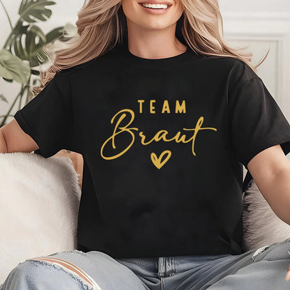 Women T-Shirts Casual Fashion BLACK Top JGA