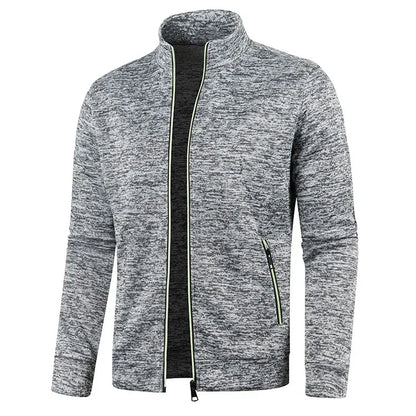 Men's Long Sleeves Zipper Knit Fashion Hoodies