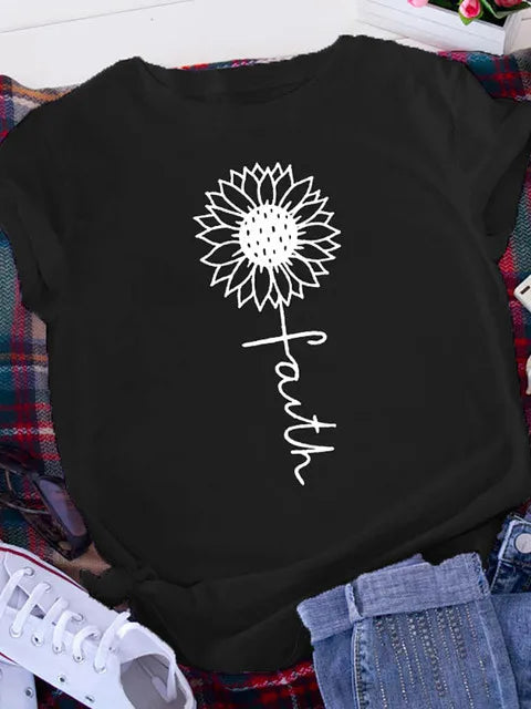 Brave Soul American Retro White T-shirt Women