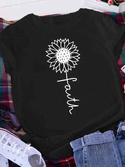 Brave Soul American Retro White T-shirt Women