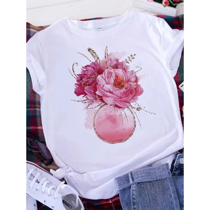 Brave Soul American Retro White T-shirt Women