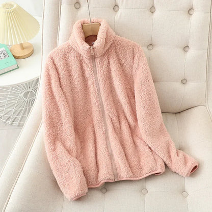 Thickened Fleece Jacket for Women Warm Fleece
