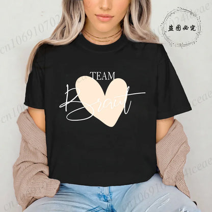 Women T-Shirts Casual Fashion BLACK Top JGA