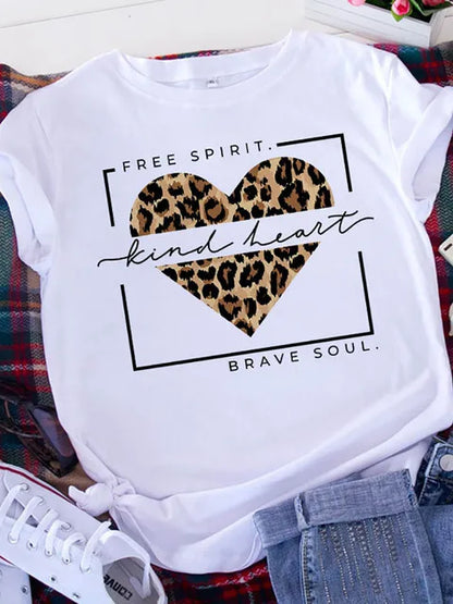 Brave Soul American Retro White T-shirt Women