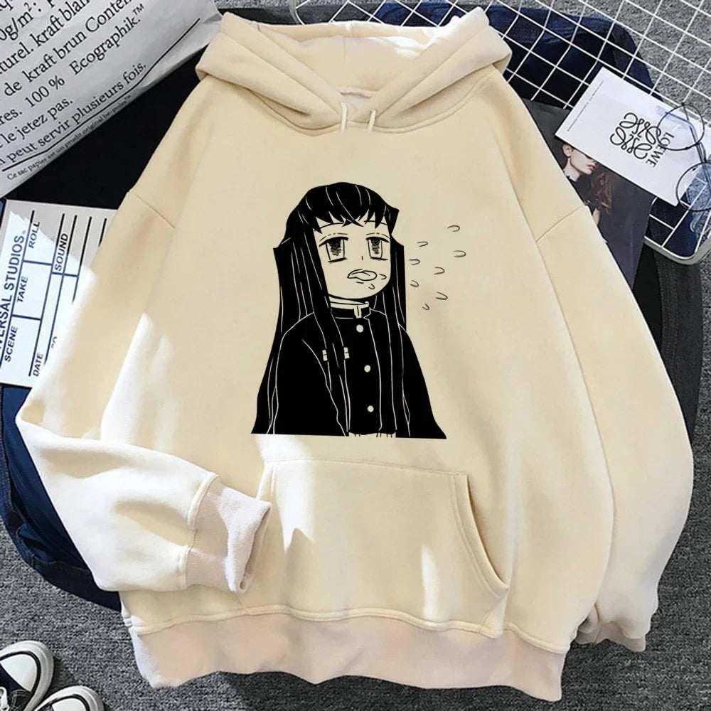 Muichiro Tokito Women Print Winter Hoodie