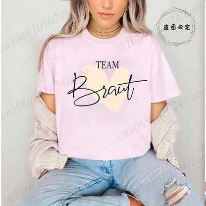 Stylish Women T-Shirts Casual Fashion Pink Top