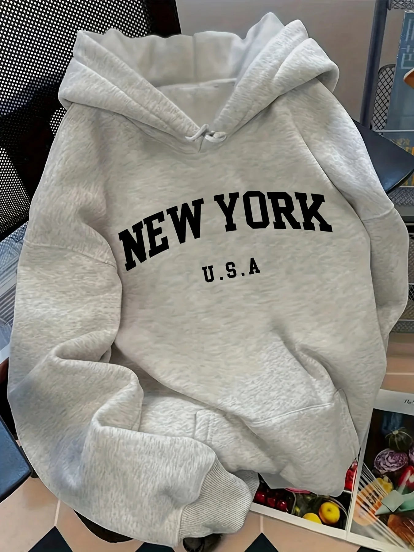 Women's Hoodie NEW YORK U.S.A. Lettering