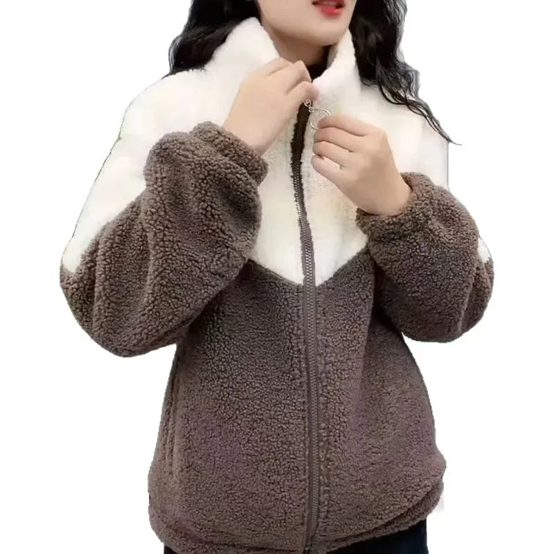 Warm Fleece Lined Hoodie Sweatshirt Women's