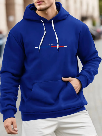 Parisian Hoodies Men Casual, Sporty and Simple