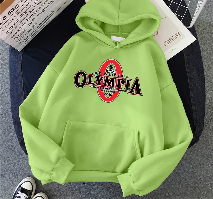 OLYMPIA Printed Gyms Harajuku Women Hoodie