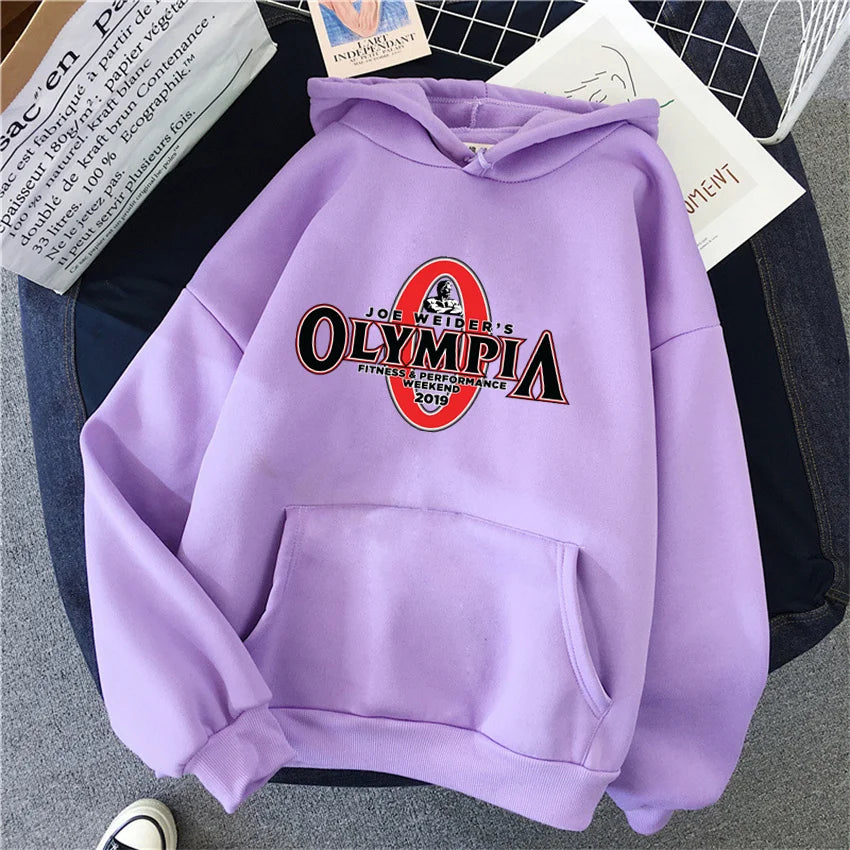 OLYMPIA Printed Gyms Harajuku Women Hoodie